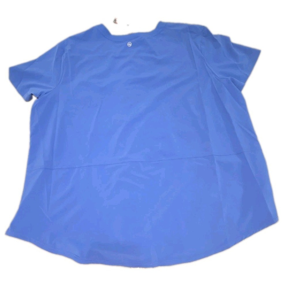 Eddie Bauer Top WR Womens XXL Departure Pocket Tee Shirt 2XL Brilliant Blue NWT